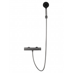 Смеситель для душа с термостатом WONZON & WOGHAND INN 2, Темный графит (WW-A2006-A-BGG)