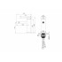 Смеситель для биде WONZON & WOGHAND STICK, Хром (WW-88339017-CR)