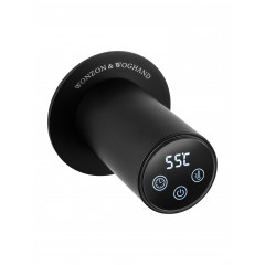 Полотенцесушитель электрический встраиваемый WONZON & WOGHAND BADEN, Черный матовый (WW-AL366-MB)