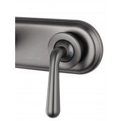 Смеситель для раковины встраиваемый WONZON & WOGHAND STEAM, Темный графит (WW-88869008-BGM)