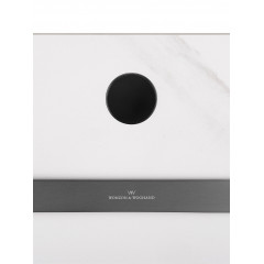 Полотенцесушитель электрический с каменной плитой Белый мрамор WONZON & WOGHAND STUTTGART, Темный графит (WW-A503-GM)