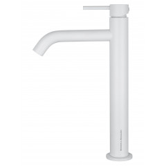 Смеситель для раковины высокий WONZON & WOGHAND, Белый матовый (WW-H1062-MW)