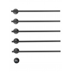 Полотенцесушитель электрический встраиваемый WONZON & WOGHAND DORTMUND, Темный графит (WW-A365-GM)