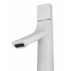 Смеситель для раковины высокий WONZON & WOGHAND The ONE, Белый матовый (WW-H1011-MW)