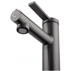 Смеситель для раковины с функцией полоскания WONZON & WOGHAND, Темный графит (WW-H1017-BGG)