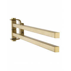 Полотенцедержатель поворотный WONZON & WOGHAND LOTTE, Брашированное золото (WW-8331-BG)