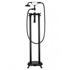 Смеситель для ванны напольного монтажа WONZON & WOGHAND RETRO, Черный матовый (WW-88649020-MB)