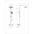 Душевая система с термостатом WONZON & WOGHAND INN 4, Хром (WW-B3047-A-CR)