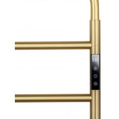 Полотенцесушитель электрический WONZON & WOGHAND WISMAR, Брашированное золото (WW-AL201-BG)
