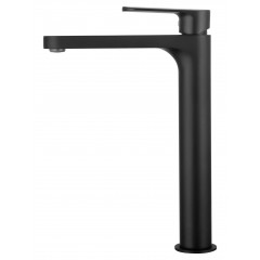 Смеситель для раковины высокий WONZON & WOGHAND, Черный матовый (WW-H1034-MB)