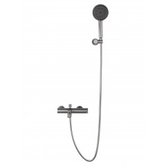 Смеситель для ванны с душем WONZON & WOGHAND STICK, Темный графит (WW-88639017-BGM)