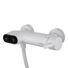 Смеситель для душа с встроенным изливом WONZON & WOGHAND MUSE Corno, Белый матовый (WW-A30902-MW)