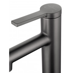 Смеситель для раковины с функцией полоскания WONZON & WOGHAND, Темный графит (WW-H1017-BGG)