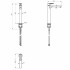 Смеситель для раковины высокий WONZON & WOGHAND, Черный матовый (WW-H1034-MB)