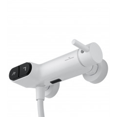 Смеситель для душа с встроенным изливом WONZON & WOGHAND MUSE Corno, Белый матовый (WW-A30902-MW)