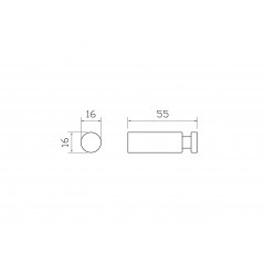 Крючок для ванной WONZON & WOGHAND EASY, Брашированное золото (WW-8105-2-BG)