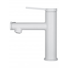 Смеситель для раковины с функцией полоскания WONZON & WOGHAND, Белый матовый (WW-H1017-MW)