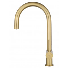 Смеситель для кухни c подключением фильтра WONZON & WOGHAND, Брашированное золото (WW-3211-BG)