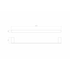Вешалка для полотенец WONZON & WOGHAND CARBON, Черный (WW-7712)