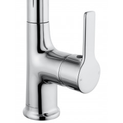 Смеситель для раковины с выдвижным изливом WONZON & WOGHAND, Хром (WW-FE01L212-CR)