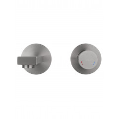 Смеситель для раковины встраиваемый WONZON & WOGHAND, Темный графит (WW-105-BGG)