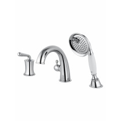 Смеситель на борт ванны WONZON & WOGHAND STEAM, Хром (WW-88659008-CR)
