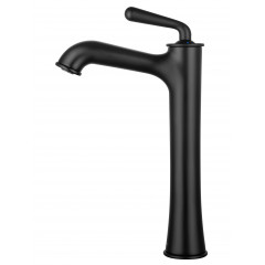 Смеситель для раковины высокий WONZON & WOGHAND STEAM, Черный матовый (WW-88239008-MB)