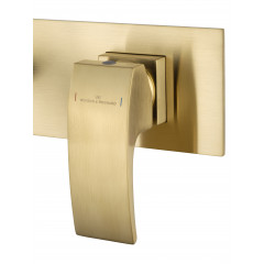 Смеситель для раковины встраиваемый WONZON & WOGHAND FIT, Брашированное золото (WW-88869009- BG)