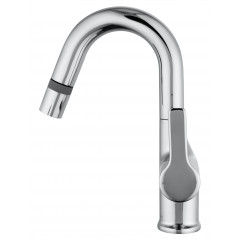 Смеситель для раковины с выдвижным изливом WONZON & WOGHAND, Хром (WW-FE01L212-CR)