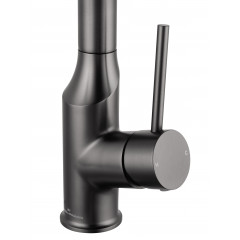 Смеситель для кухни с выдвижным изливом WONZON & WOGHAND, Темный графит (WW-A21252-BGG)