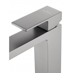 Смеситель для раковины высокий WONZON & WOGHAND CUBE, Темный графит (WW-88239016-BGM)