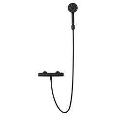 Смеситель для душа с термостатом WONZON & WOGHAND INN 6, Черный матовый (WW-B2029-A-MB)