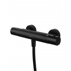 Смеситель для душа с термостатом WONZON & WOGHAND INN 6, Черный матовый (WW-B2029-A-MB)