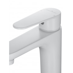 Смеситель для раковины высокий WONZON & WOGHAND ALFA, Белый матовый (WW-A40232-MW)