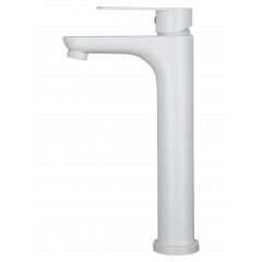 Смеситель для раковины высокий WONZON & WOGHAND ALFA, Белый матовый (WW-A40232-MW)