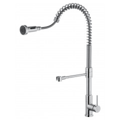 Смеситель для кухни высокий с выдвижным изливом WONZON & WOGHAND Хром (WW-422903-CR)