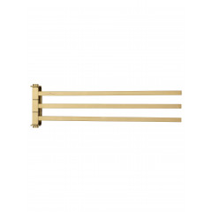 Полотенцедержатель поворотный WONZON & WOGHAND LOTTE, Брашированное золото (WW-8341-BG)