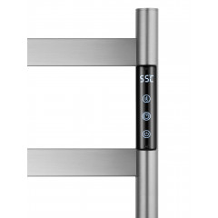 Полотенцесушитель электрический напольный WONZON & WOGHAND ESSEN, Брашированный никель (WW-A406-BR)