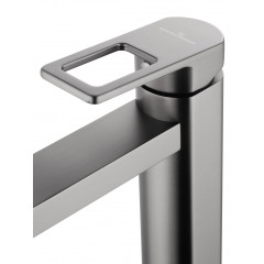 Смеситель для раковины высокий WONZON & WOGHAND FRAME, Темный графит (WW-88239010-BGM)