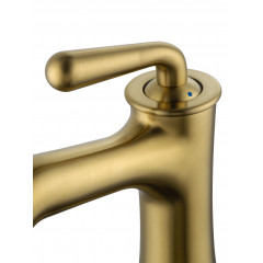 Смеситель для раковины WONZON & WOGHAND STEAM, Брашированное золото (WW-88139008-BG)