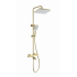 Душевая система с термостатом WONZON & WOGHAND STAY 2, Брашированное золото (WW-B3016-T1-BG)