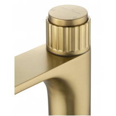 Смеситель для раковины WONZON & WOGHAND CLICK, Брашированное золото (WW-A40412-BG)