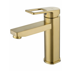 Смеситель для раковины WONZON & WOGHAND FRAME, Брашированное золото (WW-88139010-BG)