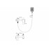 Смеситель для ванны с душем WONZON & WOGHAND CUBE 2.0, Хром (WW-88037068-CR)