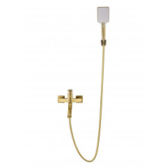Смеситель для ванны WONZON & WOGHAND FLEX, Брашированное золото (WW-639906-BG)