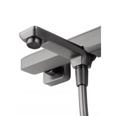 Смеситель для ванны с душем WONZON & WOGHAND DIAMOND, Темный графит (WW-88639011-BGM)