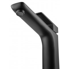 Смеситель для раковины высокий WONZON & WOGHAND EDGE, Черный матовый (WW-88239003-MB)