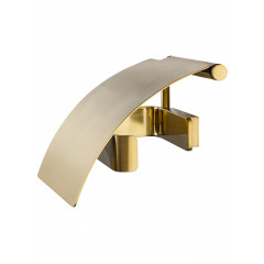 Держатель для туалетной бумаги с крышкой WONZON & WOGHAND LOTTE, Брашированное золото (WW-8326-BG)