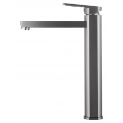 Смеситель для раковины высокий WONZON & WOGHAND FRAME, Темный графит (WW-88239010-BGM)