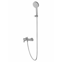 Смеситель для ванны с душем WONZON & WOGHAND STICK, Брашированный никель (WW-88639017-BN)